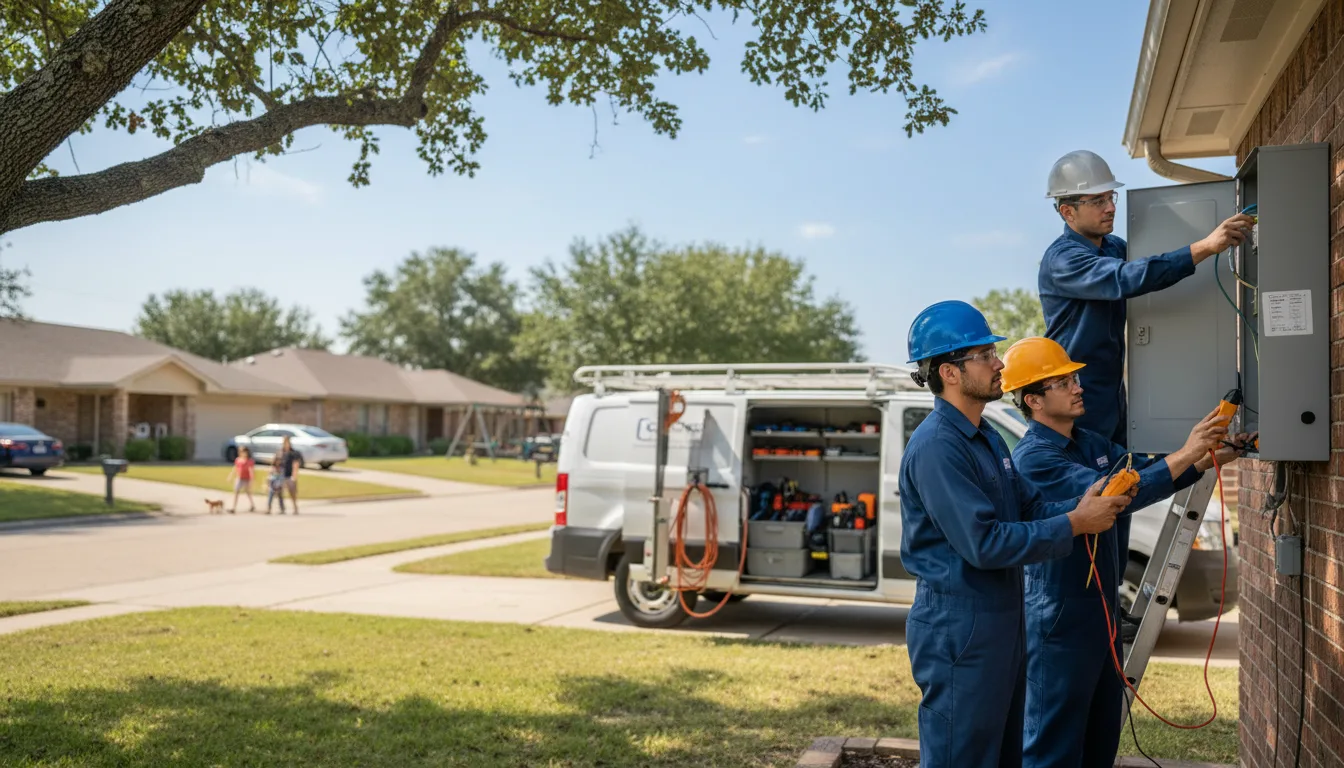 Certified electrician providing emergency electrical services in Mexico, PA